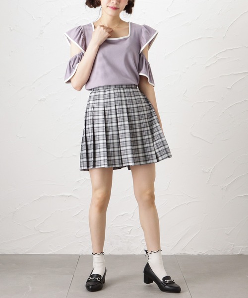 Mac-House（マックハウス）の「プリーツスカートパンツ（スカート・レディース・ブラック/ベージュ/グレー・M/L）」の14枚目の写真