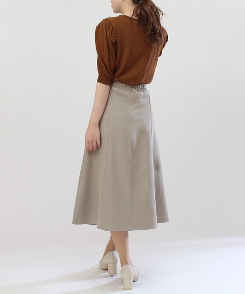 ASTORIA ODIER（アストリアオディール）の「肩タック5分袖カーディガン（カーディガン/ボレロ・レディース・ブラック/ネイビー/アイボリー/ワインレッド/キャメル・MEDIUM）」の16枚目の写真