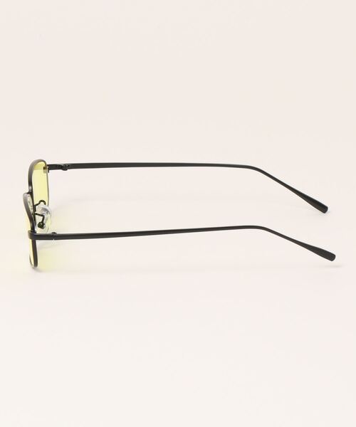 FIG&VIPER（フィグアンドバイパー）の「スクエアカラーサングラス（サングラス・レディース・ブラック/イエロー・FREE）」の9枚目の写真