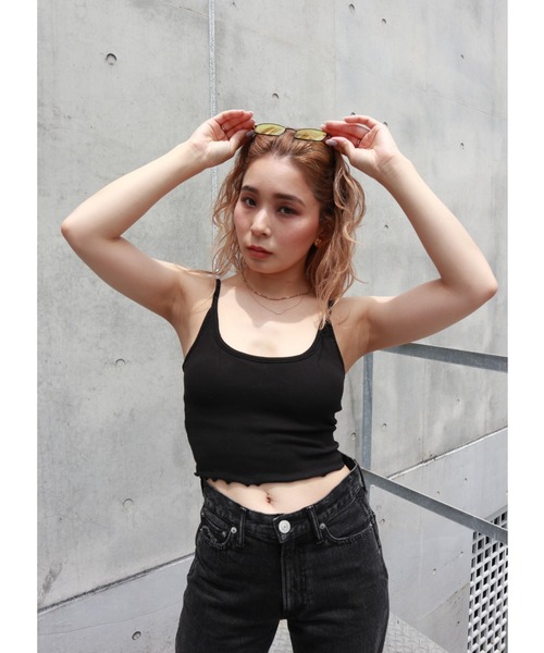 FIG&VIPER（フィグアンドバイパー）の「スクエアカラーサングラス（サングラス・レディース・ブラック/イエロー・FREE）」の10枚目の写真