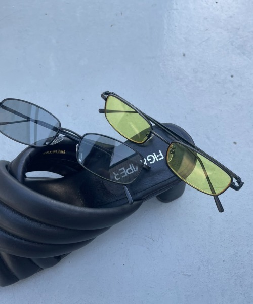 FIG&VIPER（フィグアンドバイパー）の「スクエアカラーサングラス（サングラス・レディース・ブラック/イエロー・FREE）」の5枚目の写真