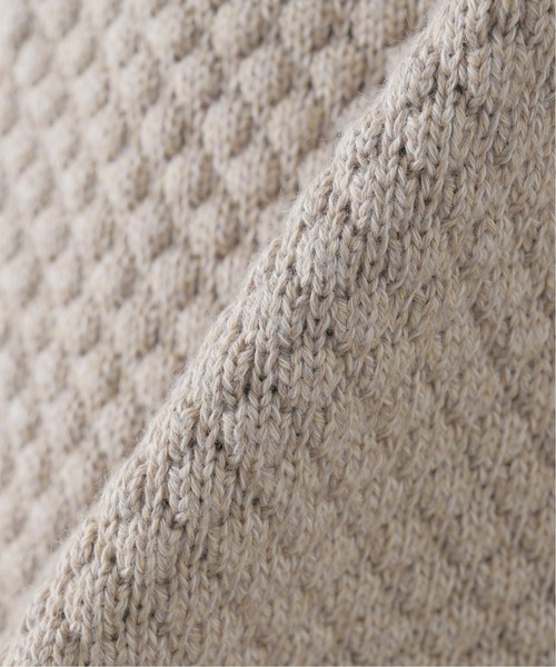 crepuscule(クレプスキュール)の「【CREPUSCULE / クレプスキュール】POPCORN CREWNECK CARDIGAN(ニット/セーター・メンズ・ベージュ/グリーン/カーキ/サックスブルー・1/2)」の21枚目の写真