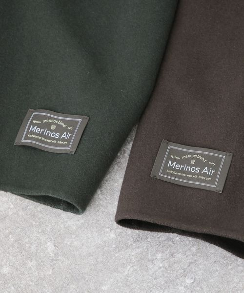 LOWRYS FARM（ローリーズファーム）の「メリノＷフェイスノーカラーコート　285287（ノーカラーコート・メンズ・チャコールグレー/グリーン・MEDIUM/LARGE）」の15枚目の写真
