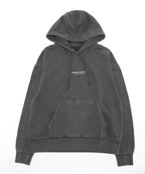 Afends(アフェンズ)の「HOODIE/AFENDS(アフェンズ) プルオーバーパーカー(パーカー・メンズ・グレー/ブラック×グレー・MEDIUM/LARGE)」の2枚目の写真