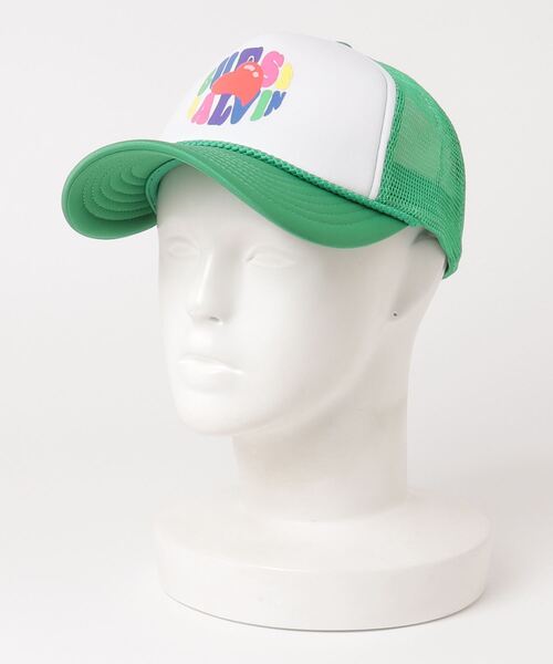 Guess(ゲス)の「GUESS Originals x J Balvin Trucker Cap(キャップ・メンズ・グリーン/ブルー・ONE SIZE)」の9枚目の写真