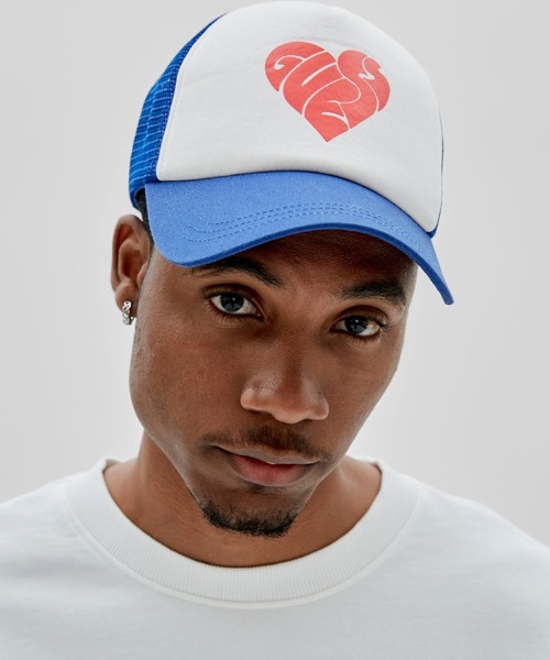 Guess(ゲス)の「GUESS Originals x J Balvin Trucker Cap(キャップ・メンズ・グリーン/ブルー・ONE SIZE)」の14枚目の写真