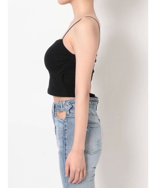 GYDA（ジェイダ）の「SIMPLEベアビスチェ（キャミソール・レディース・ブラック/オフホワイト・FREE）」の20枚目の写真