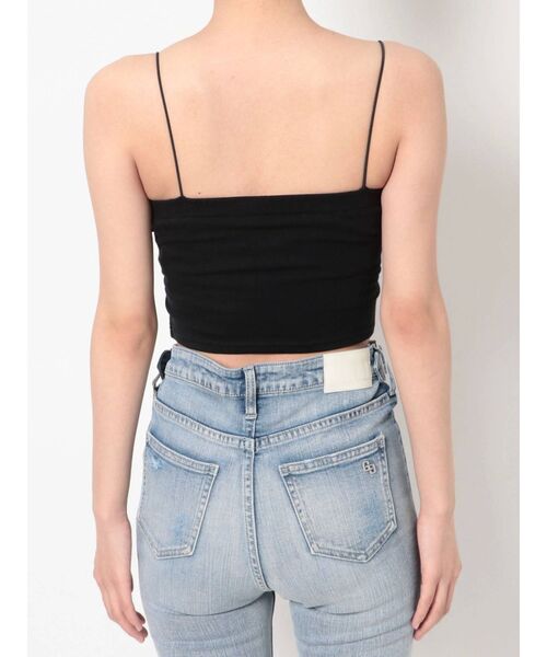 GYDA（ジェイダ）の「SIMPLEベアビスチェ（キャミソール・レディース・ブラック/オフホワイト・FREE）」の21枚目の写真