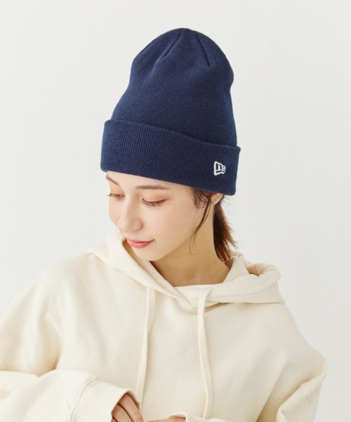 NEW ERA(ニューエラ)の「【別注】NEW ERA MINI LOGO CUFF(ニットキャップ/ビーニー・メンズ・ホワイト/ネイビー/グレー/ホワイト系1/ブルー/ブラック系1/ブラック系/ブラック系2/ゴールド・OSFA)」の12枚目の写真