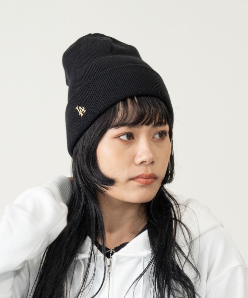 NEW ERA(ニューエラ)の「【別注】NEW ERA MINI LOGO CUFF(ニットキャップ/ビーニー・メンズ・ホワイト/ネイビー/グレー/ホワイト系1/ブルー/ブラック系1/ブラック系/ブラック系2/ゴールド・OSFA)」の20枚目の写真