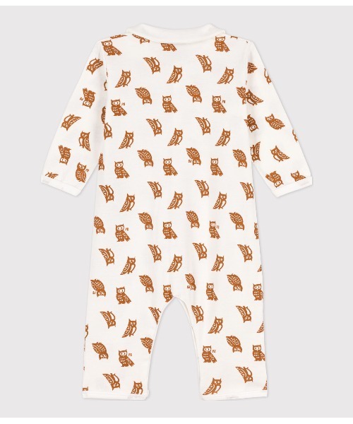 PETIT BATEAU（プチバトー）の「プリント足なしロンパース（ロンパース・キッズ・ホワイト・6MONTH/3MONTH/12MONTH）」の4枚目の写真