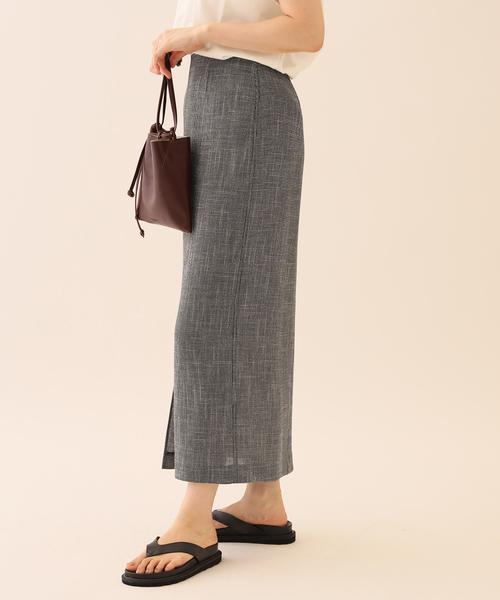 journal standard L'essage(ジャーナルスタンダードレサージュ)の「ポリエステルレーヨンカラミ タイトスカート(スカート・レディース・ブラック/イエロー・38/36)」の13枚目の写真