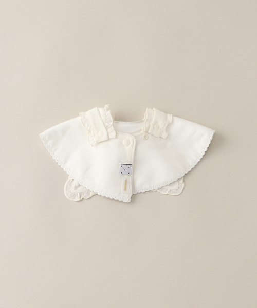 IENA ENFANT(イエナアンファン)の「【MARLMARL】別注 bibs フリル(baby)(スタイ/よだれかけ・キッズ・ホワイト・FREE)」の5枚目の写真