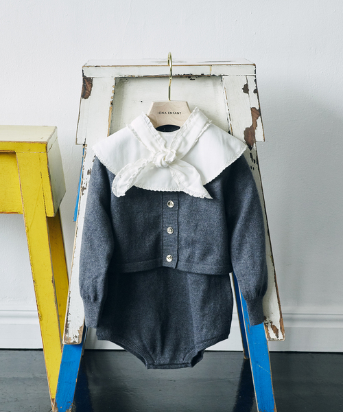 IENA ENFANT(イエナアンファン)の「【MARLMARL】別注 bibs フリル(baby)(スタイ/よだれかけ・キッズ・ホワイト・FREE)」の21枚目の写真