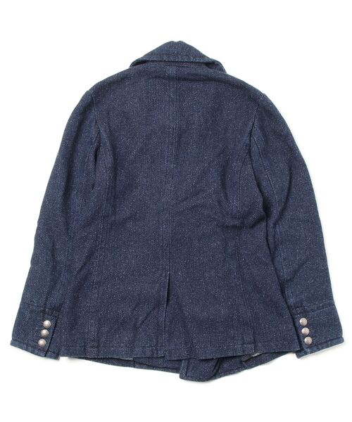 TMT（ティーエムティー）の「INDIGO TWEED IMMIGRANT COAT（ピーコート 