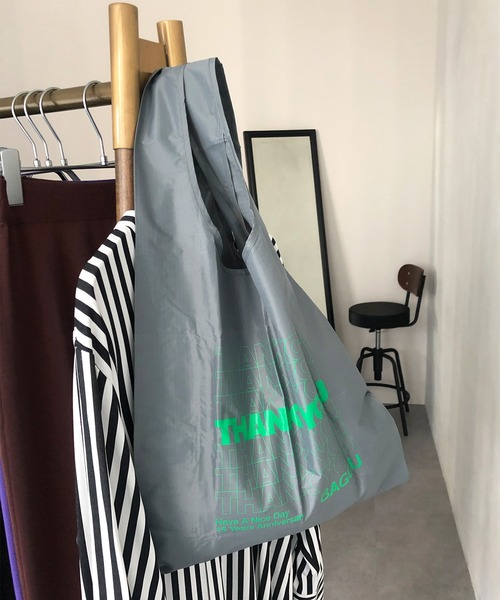 BAGGU(バグー)の「【BAGGU/バグゥ】15th THANK YOU STANDARD BAGGU(エコバッグ/サブバッグ・レディース・ブラック/グレー/グリーン・FREE)」の11枚目の写真