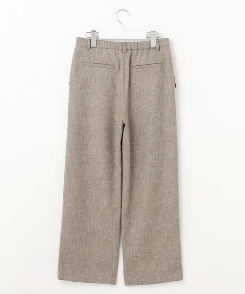 J.PRESS(ジェイプレス)の「シャンブレーツイル セミワイド パンツ(その他パンツ・レディース・ライトグレー系/ブラウン系・9/11/7)」の8枚目の写真
