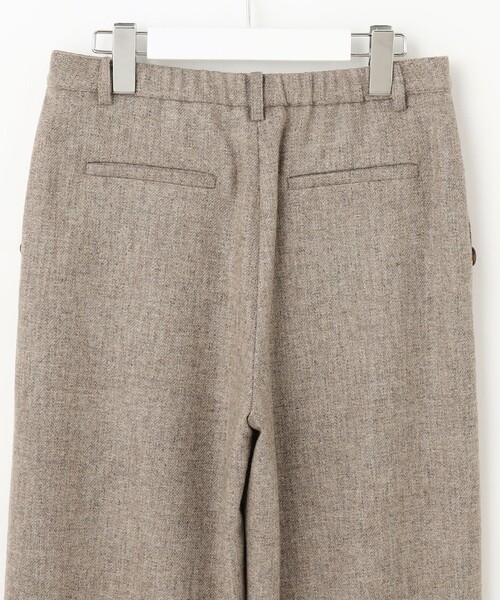 J.PRESS(ジェイプレス)の「シャンブレーツイル セミワイド パンツ(その他パンツ・レディース・ライトグレー系/ブラウン系・9/11/7)」の10枚目の写真