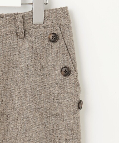 J.PRESS(ジェイプレス)の「シャンブレーツイル セミワイド パンツ(その他パンツ・レディース・ライトグレー系/ブラウン系・9/11/7)」の11枚目の写真