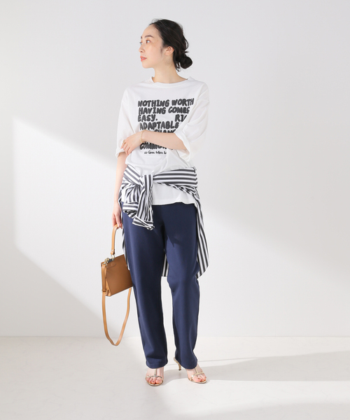 FRAMeWORK(フレームワーク)の「発砲プリントルーズTシャツ(Tシャツ/カットソー・レディース・ホワイト/ブラック・FREE)」の11枚目の写真