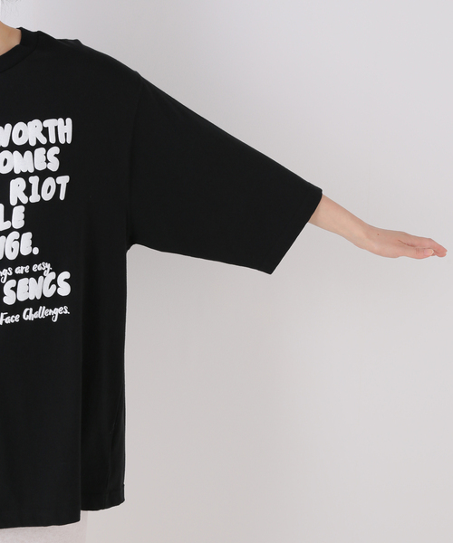 FRAMeWORK(フレームワーク)の「発砲プリントルーズTシャツ(Tシャツ/カットソー・レディース・ホワイト/ブラック・FREE)」の14枚目の写真