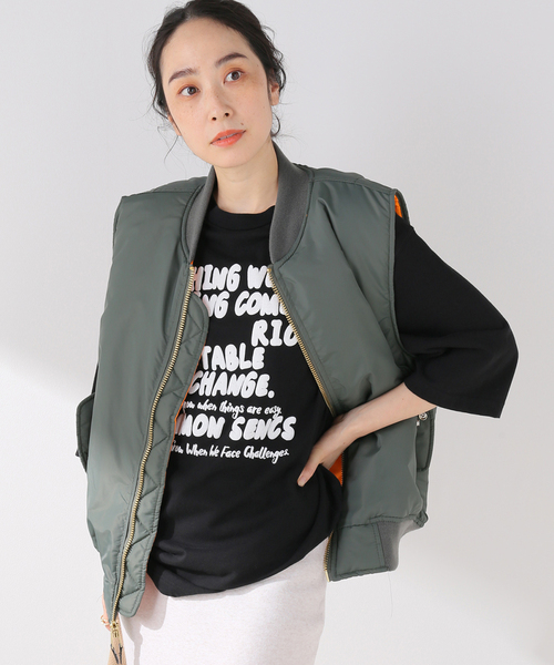 FRAMeWORK(フレームワーク)の「発砲プリントルーズTシャツ(Tシャツ/カットソー・レディース・ホワイト/ブラック・FREE)」の22枚目の写真