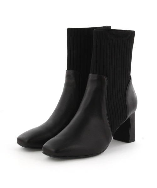 HIMIKO（ヒミコ）の「【HIMIKO】ニットブーツ/621420（ブーツ・レディース・カーキ/ブラック/グレー・23.0cm/23.5cm/24.0cm/24.5cm/22.5cm/22.0cm/25.0cm）」の4枚目の写真