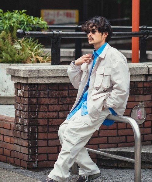 improves（インプローブス）の「【improves】ユーティリティ ツールジャケット（ミリタリージャケット・メンズ・ライトグレー/ブラック・MEDIUM/LARGE）」の10枚目の写真