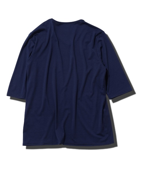roshell(ロシェル)の「ストレッチ Vネック無地五分袖Tシャツ(Tシャツ/カットソー・メンズ・ホワイト/チャコールグレー/ネイビー/ブラック・MEDIUM/XX-LARGE/LARGE/SMALL/X-LARGE)」の8枚目の写真