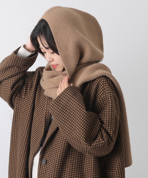 CIAOPANIC TYPY(チャオパニックティピー)の「バラクラバフードマフラー(マフラー・レディース・ホワイト/グレー/グレイッシュベージュ・ONE SIZE)」の3枚目の写真