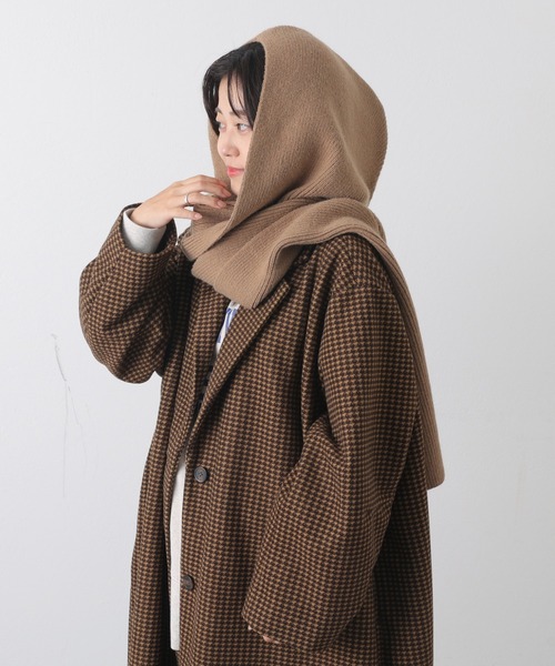 CIAOPANIC TYPY(チャオパニックティピー)の「バラクラバフードマフラー(マフラー・レディース・ホワイト/グレー/グレイッシュベージュ・ONE SIZE)」の16枚目の写真