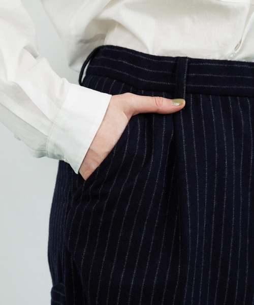 FRAPBOIS（フラボア）の「チョークスト パンツ（その他パンツ・レディース・ブラック/ネイビー・2/1）」の8枚目の写真