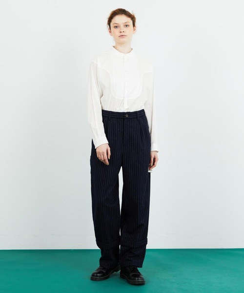 FRAPBOIS（フラボア）の「チョークスト パンツ（その他パンツ・レディース・ブラック/ネイビー・2/1）」の13枚目の写真