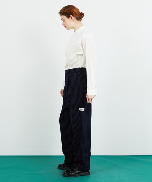 FRAPBOIS（フラボア）の「チョークスト パンツ（その他パンツ・レディース・ブラック/ネイビー・2/1）」の14枚目の写真