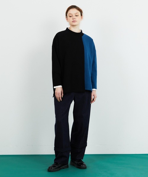 FRAPBOIS（フラボア）の「チョークスト パンツ（その他パンツ・レディース・ブラック/ネイビー・2/1）」の15枚目の写真