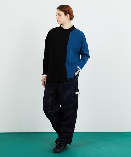 FRAPBOIS（フラボア）の「チョークスト パンツ（その他パンツ・レディース・ブラック/ネイビー・2/1）」の16枚目の写真