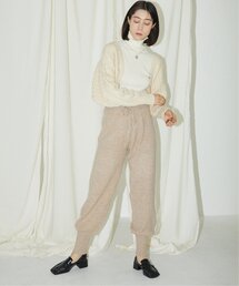 RAY CASSIN | Tales by Ray Cassin ウール混サイドラインニットパンツ(チノパンツ)