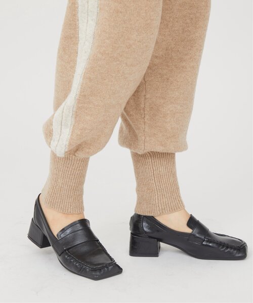 RAY CASSIN（レイカズン）の「Tales by Ray Cassin ウール混サイドラインニットパンツ（チノパンツ・レディース・ブラウン/ベージュ・FREE）」の15枚目の写真