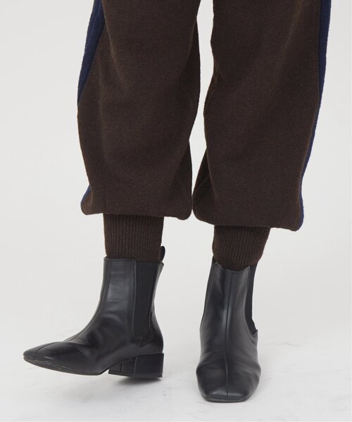 RAY CASSIN（レイカズン）の「Tales by Ray Cassin ウール混サイドラインニットパンツ（チノパンツ・レディース・ブラウン/ベージュ・FREE）」の22枚目の写真