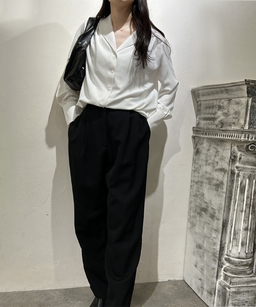 Doux Belle(ドゥーベル)の「可愛いボリューム袖シャツ(シャツ/ブラウス・レディース・ホワイト/ブルー/ライトピンク/ピンク/ブラック・MEDIUM/LARGE)」の16枚目の写真