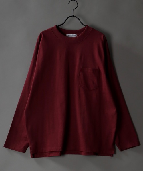 SITRY（シトリー）の「wide silhouette Heavy weight T-shirt/ワイドシルエット ヘビーウェイト ロングスリーブTシャツ（Tシャツ/カットソー・メンズ・ホワイト/ブラック/ベージュ/ワイン・LL/M/L）」の4枚目の写真