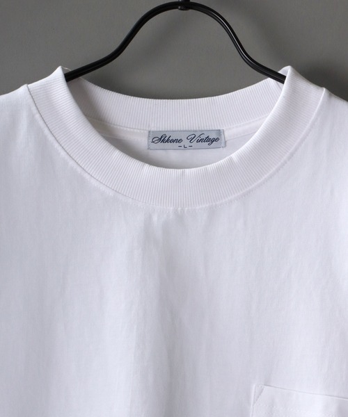 SITRY（シトリー）の「wide silhouette Heavy weight T-shirt/ワイドシルエット ヘビーウェイト ロングスリーブTシャツ（Tシャツ/カットソー・メンズ・ホワイト/ブラック/ベージュ/ワイン・LL/M/L）」の5枚目の写真