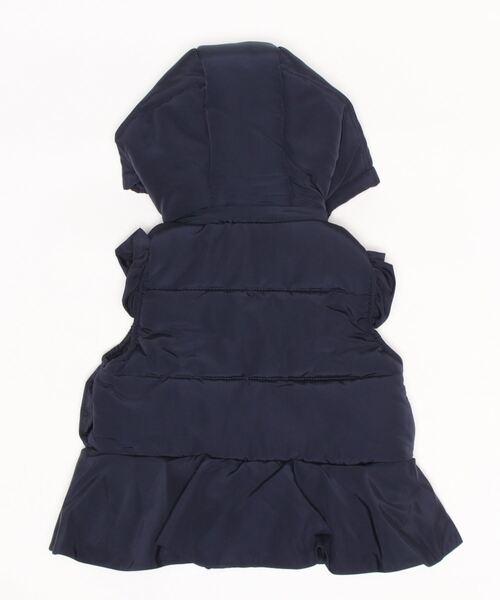 petit main（プティマイン）の「ペプラム中綿ベスト（その他アウター・キッズ・ライトベージュ/ネイビー・M/L/S）」の6枚目の写真