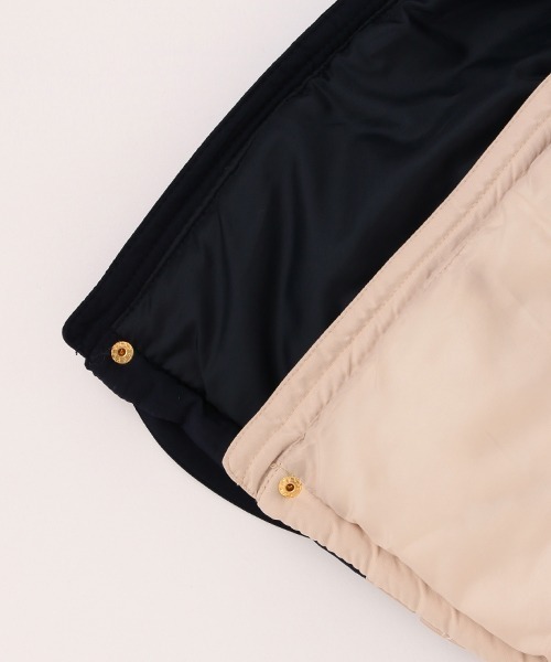 petit main（プティマイン）の「ペプラム中綿ベスト（その他アウター・キッズ・ライトベージュ/ネイビー・M/L/S）」の18枚目の写真