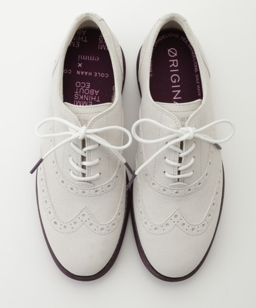 COLE HAAN(コールハーン)の「【emmi×COLE HAAN】SHORTWING OF(ドレスシューズ・レディース・ホワイト・22.5cm/23cm/23.5cm/24cm/24.5cm/25cm)」の5枚目の写真