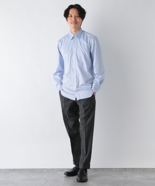 GLOBAL WORK(グローバルワーク)の「ブロードシャツ/Salon de GW/124414(シャツ/ブラウス・メンズ・その他1/スカイブルー/ネイビー・MEDIUM/LARGE/X-LARGE/SMALL)」の9枚目の写真