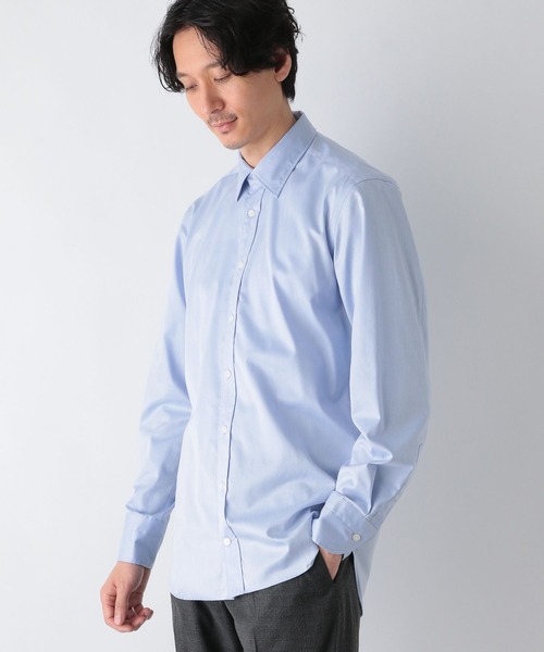 GLOBAL WORK(グローバルワーク)の「ブロードシャツ/Salon de GW/124414(シャツ/ブラウス・メンズ・その他1/スカイブルー/ネイビー・MEDIUM/LARGE/X-LARGE/SMALL)」の11枚目の写真