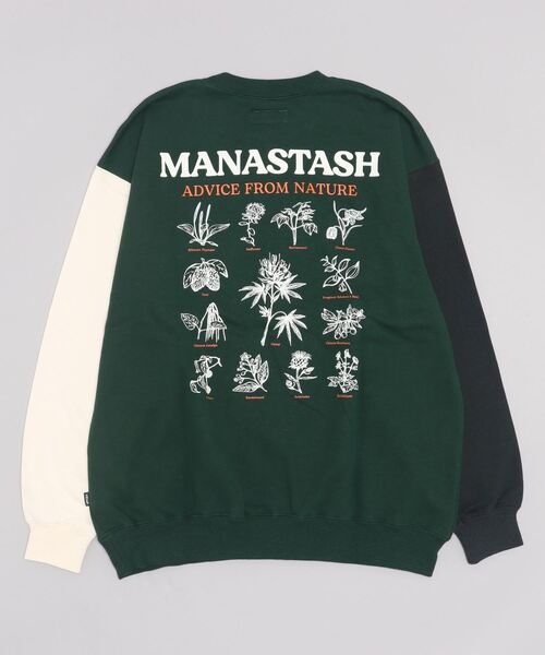 MANASTASH(マナスタッシュ)の「MANASTASH/マナスタッシュ CASCADE SWEATSHIRTS AFN(スウェット・メンズ・ブラック/ダークグリーン系/その他/ナチュラル/その他19・L/M/XL/2XL)」の11枚目の写真