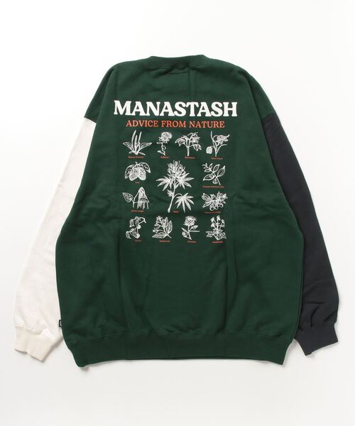MANASTASH(マナスタッシュ)の「MANASTASH/マナスタッシュ CASCADE SWEATSHIRTS AFN(スウェット・メンズ・ブラック/ダークグリーン系/その他/ナチュラル/その他19・L/M/XL/2XL)」の10枚目の写真