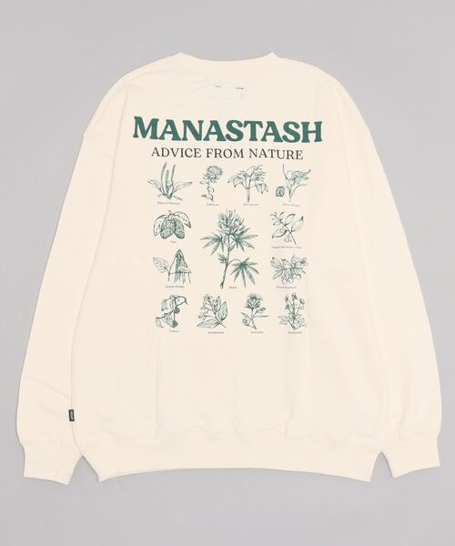 MANASTASH(マナスタッシュ)の「MANASTASH/マナスタッシュ CASCADE SWEATSHIRTS AFN(スウェット・メンズ・ブラック/ダークグリーン系/その他/ナチュラル/その他19・L/M/XL/2XL)」の3枚目の写真